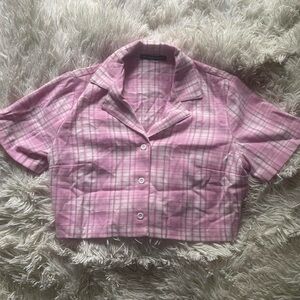 Brandy Melville Pink Vivian Top